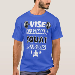 Camiseta Vise Plus op Squat Plus Low Humor Workout Gift Wo