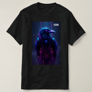 : Camiseta VISHNX Neon Cosmic Crow