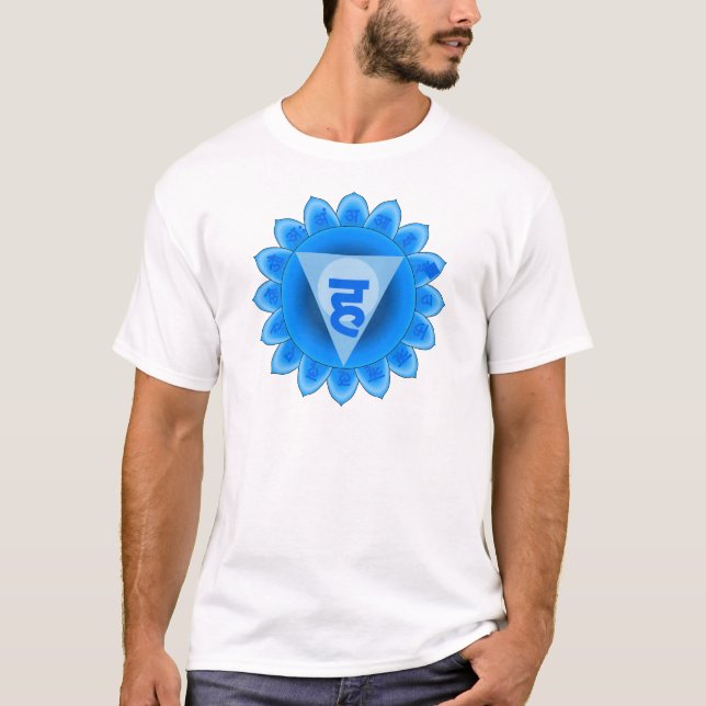 Camiseta Vishuddha a garganta Chakra (Frente)