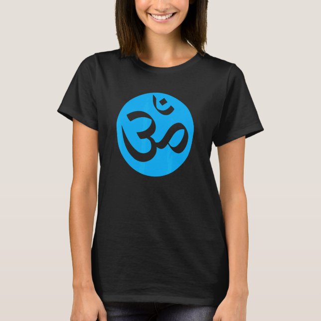 Camiseta Vishuddha Om Chakra - Símbolo de Yoga (Frente)