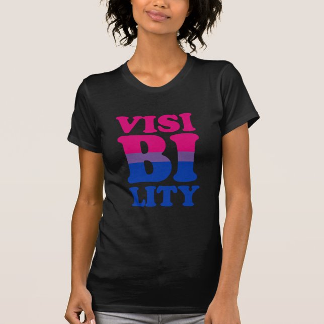 Camiseta Visibilidade bissexual (Frente)