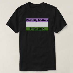 Camiseta Visibilidade Importa Sinalizador do Orgulho do Gên