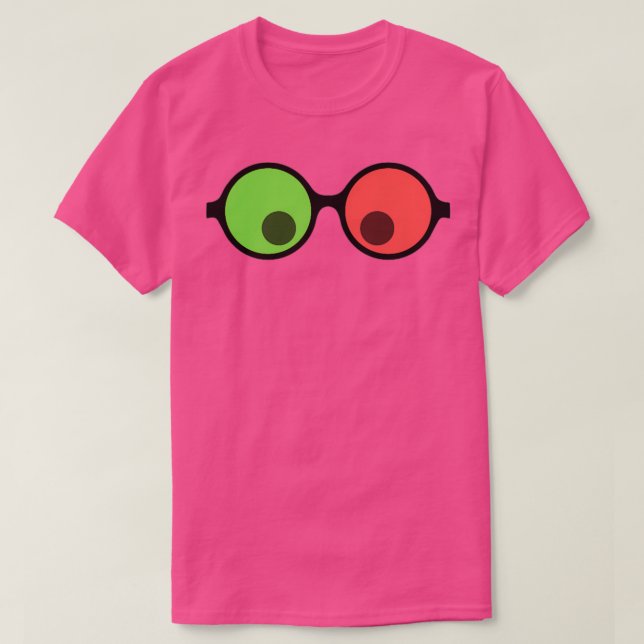 Camiseta Vision Therapy Glasses for Strabismus 1 (Frente do Design)