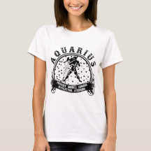 Visionário Cósmico: Aquarius Zodiac Tee