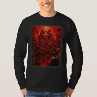 Camiseta Visions of Hell Satan Devils Demons Monster Skelet