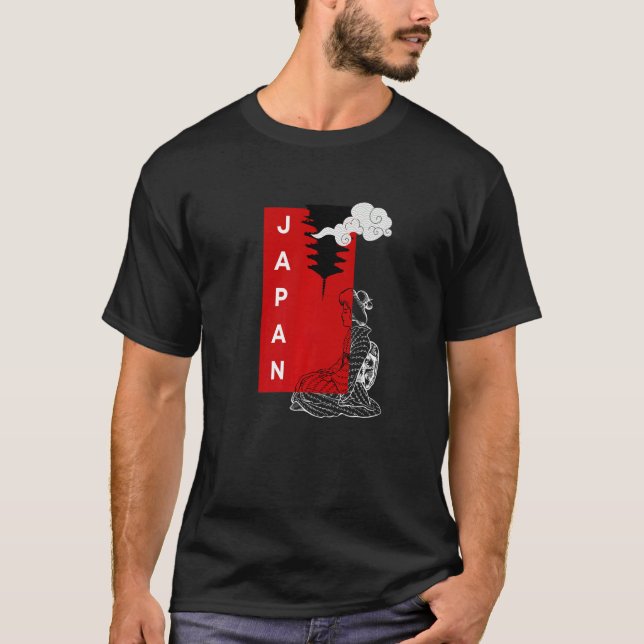Camiseta Visit Japan Cool Minimalistic Japanese Love Okinaw (Frente)