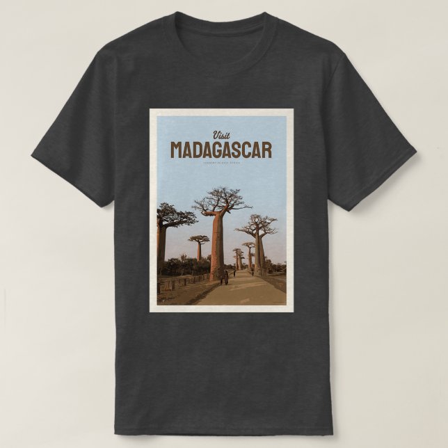 Camiseta Visit Madagascar (Frente do Design)