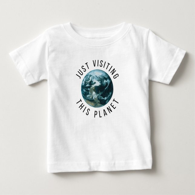 Camiseta Visitando Este Planeta (Frente)