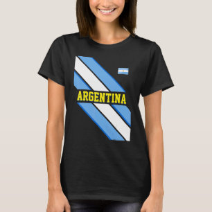Camiseta Visitante argentino apoiador de futebol