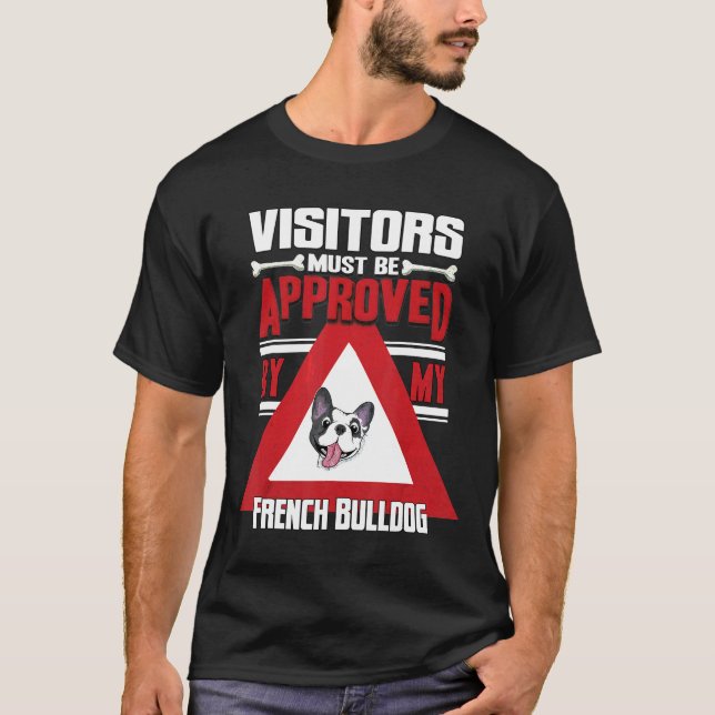Camiseta Visitante de Aviso do Bulldog Francês (Frente)