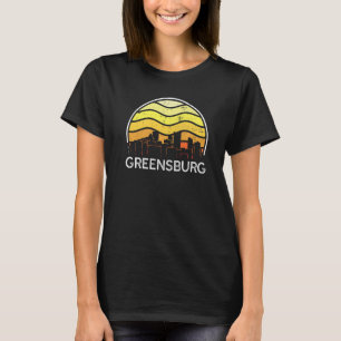 Camiseta Visitantes de Greensburg da Pensilvânia Skyline Vi