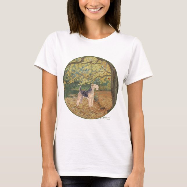 Camiseta Visitantes de Outono do Terrier Galês (Frente)