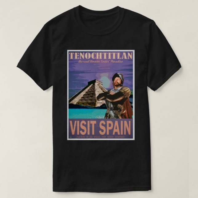 Camiseta Visite a Espanha5 (Frente do Design)