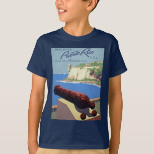 Camiseta Visite a Fortaleza de El Morro, Porto Rico, Velho 