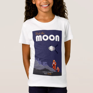 Camiseta Visite a lua - Viagem de espaço