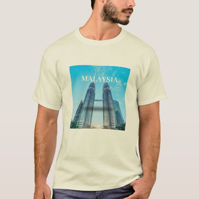 Camiseta Visite a Malásia (Frente)