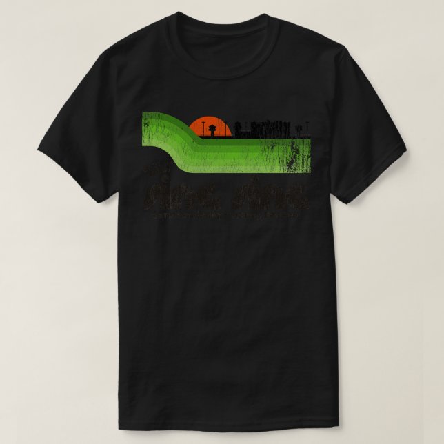 Camiseta Visite a prisão de Sing Sing Retro Tourist Souveni (Frente do Design)