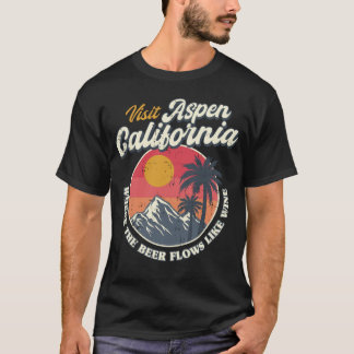 Camiseta Visite amigos em Aspen Califórnia