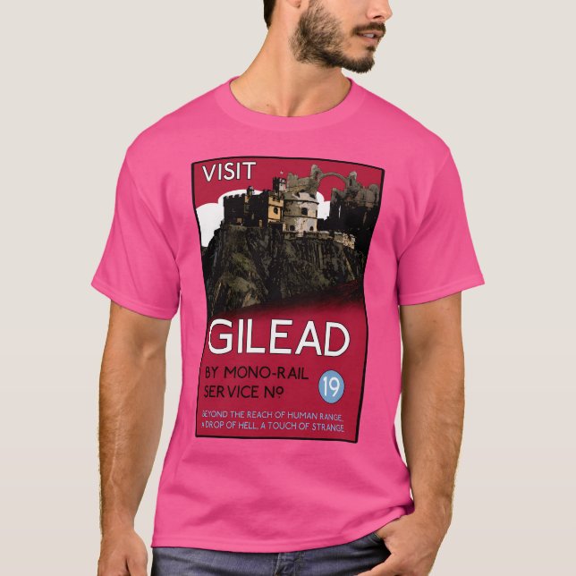 Camiseta Visite Gilead (Torre Escura) (Frente)
