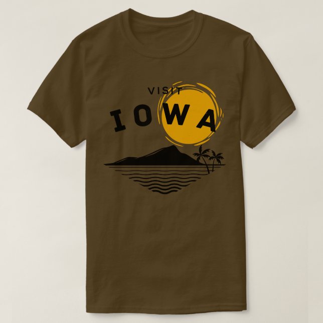 Camiseta Visite Iowa TShirt (Frente do Design)