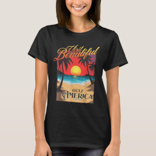 Camiseta Visite Linda América do Golfo Engraçado Trump Reno