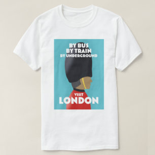 Camiseta Visite London Art impressão.