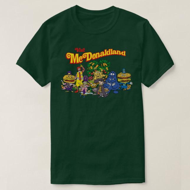 Camiseta Visite McDonaldland (Frente do Design)