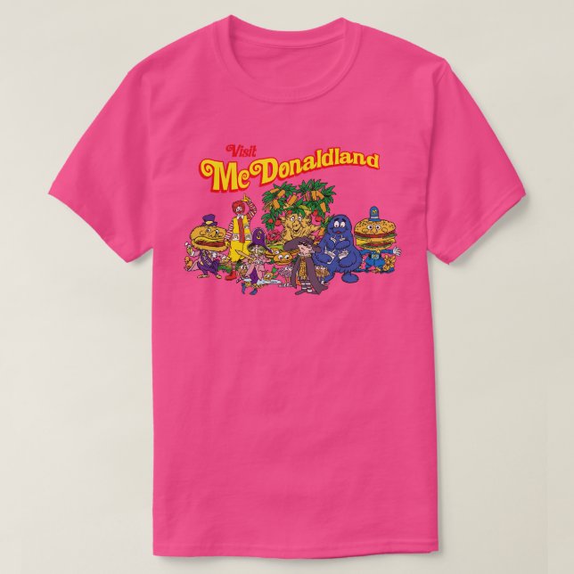 Camiseta Visite McDonaldland (Frente do Design)