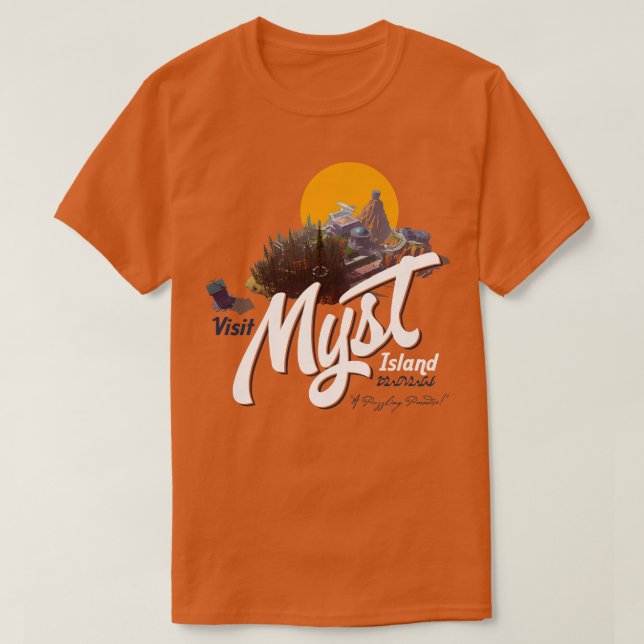 Camiseta Visite Myst (Frente do Design)