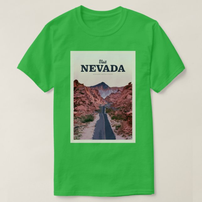 Camiseta Visite Nevada (Frente do Design)