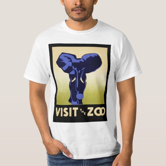 Camiseta Visite O Zoológico (Frente)