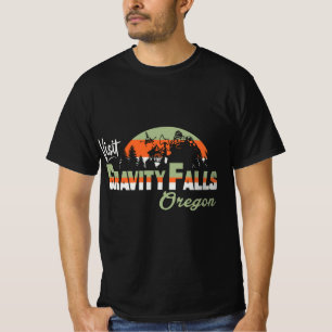 Camiseta Visite Quedas de Gravidade - Lar da Shack Misterio