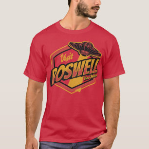 Camiseta Visite Roswell Novo México Vintage Souvenir