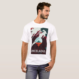 Camiseta Visões da NASA do Enceladus futuro