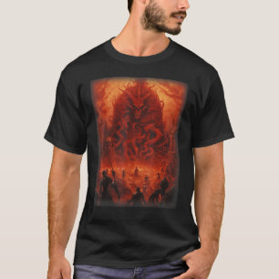 Camiseta Visões do Inferno Devils Satãs Demons Skelet Monst