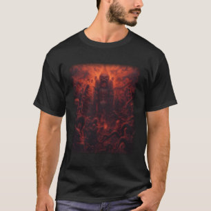 Camiseta Visões Do Inferno Devils Satãs Demons Skelet Monst