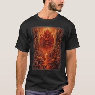 Camiseta Visões do Inferno Devils Satãs Demons Skelet Monst