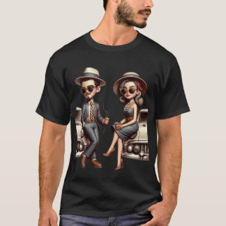 Camiseta Visões nostálgicas, reviravolta moderna.