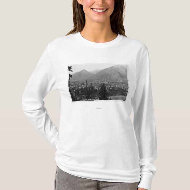 Camiseta Vista aérea da cidade 5 (Frente)