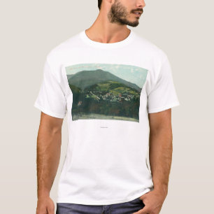 Camiseta Vista aérea da cidade e do Mt. Tamalpais
