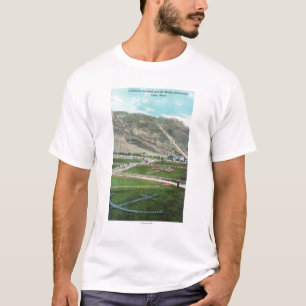 Camiseta Vista aérea da Colômbia GardensButte, TA