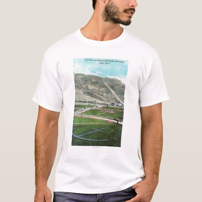 Camiseta Vista aérea da Colômbia GardensButte, TA (Frente)