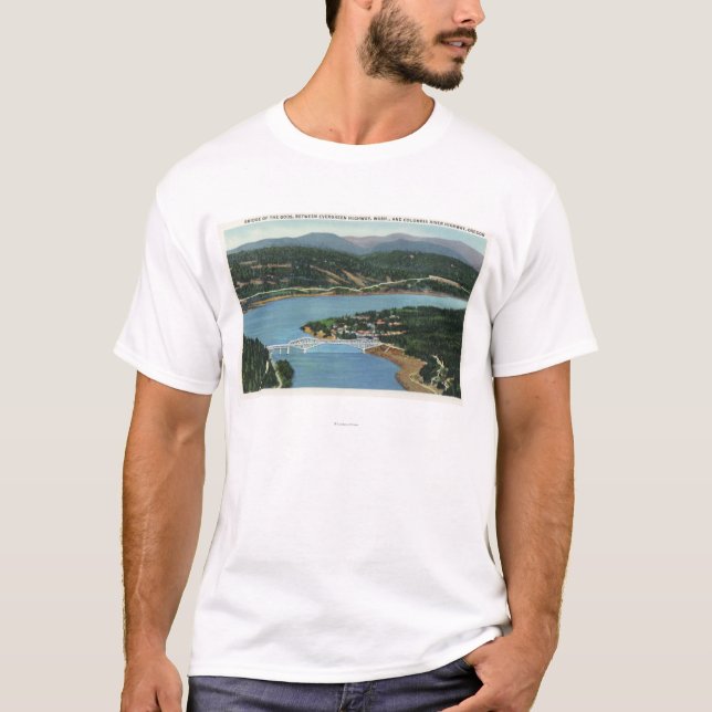 Camiseta Vista aérea da ponte dos deuses (Frente)