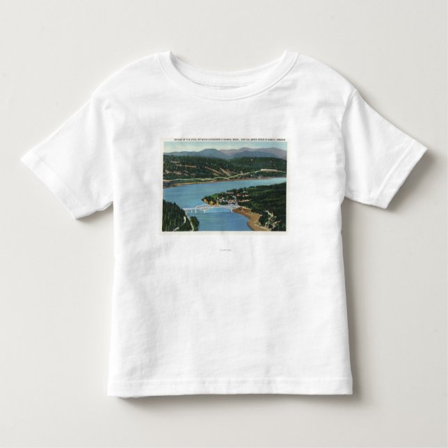 Camiseta Vista aérea da ponte dos deuses (Frente)