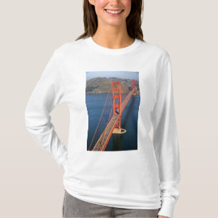 Camiseta Vista aérea da ponte Ouro Gate na