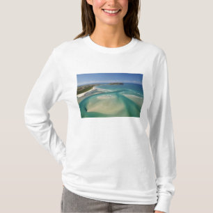 Camiseta Vista aérea de estuário, Baía de Sawyer, Stanle