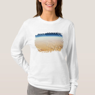 Camiseta Vista aérea de um deserto