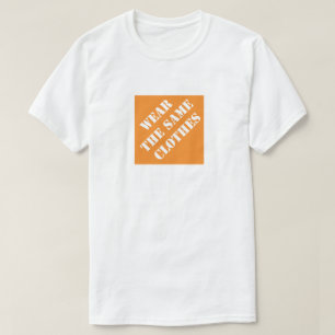 Camiseta Vista as mesmas roupas, Pai engraçado e humorístic