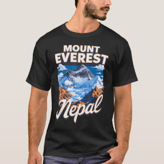 Camiseta Vista Cênica do Monte Everest