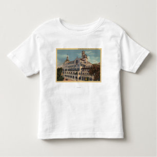 Camiseta Vista da asa Rotunda na pensão da missão